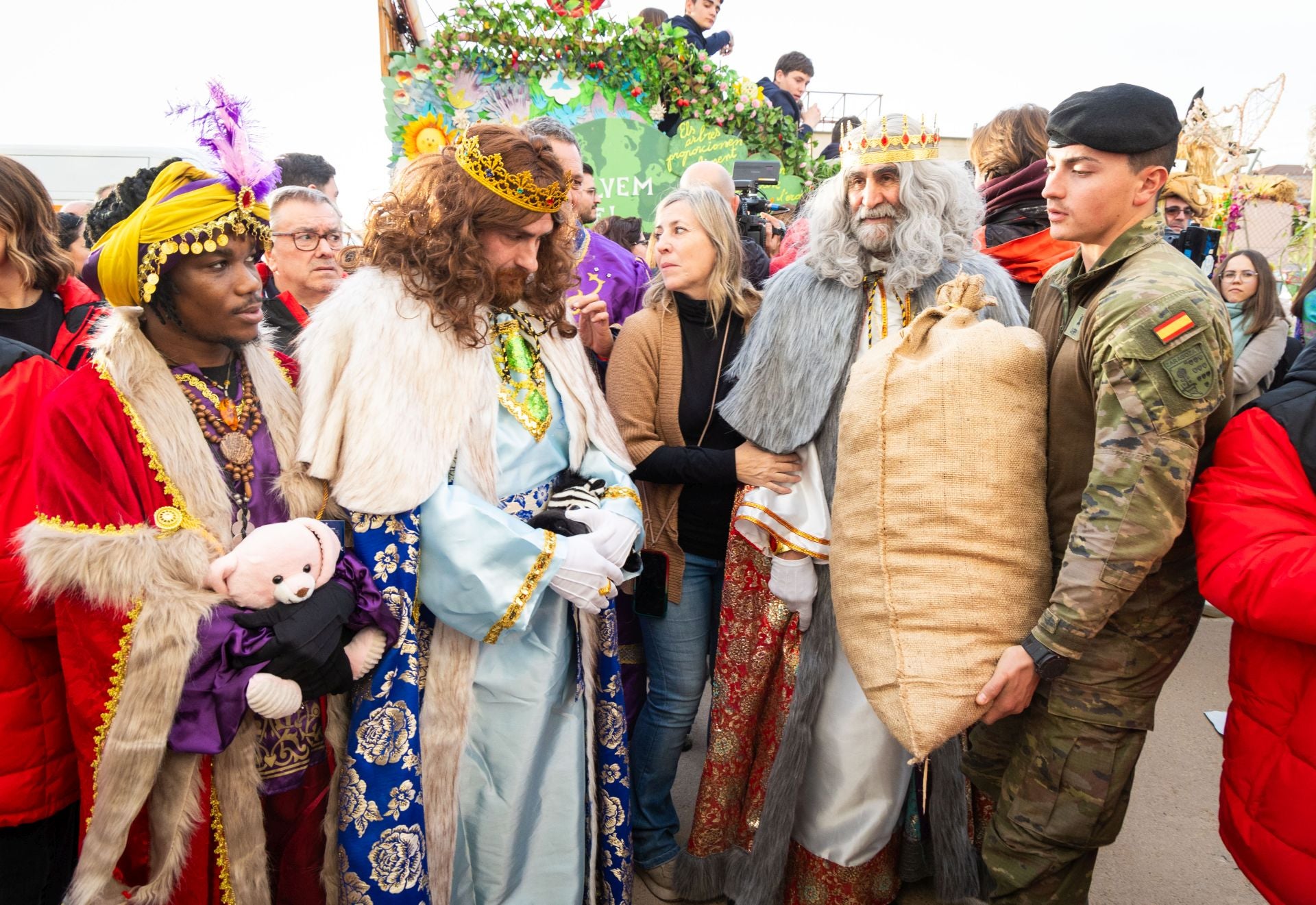 La Cabalgata solidaria en los pueblos de la dana