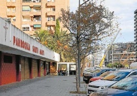 Barrio de Font de Sant Lluís, cerca del Roig Arena.