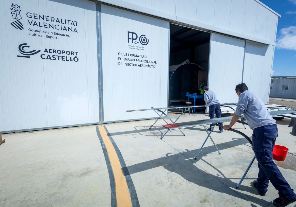 Instalaciones del aeropuerto de Castellón.