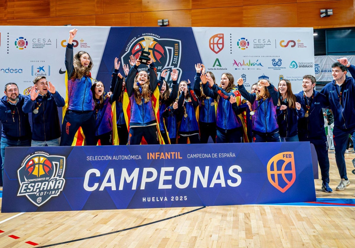 El equipo infantil femenino de la Comunitat Valenciana.