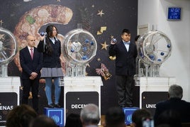 Números premiados en la Lotería del Niño.