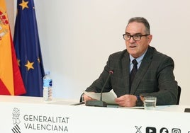 El vicepresidente segundo de la Generalitat y conseller para la Recuperación, Francisco José Gan Pampols.