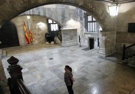 Imagen de archivo del interior del Palau de la Generalitat.