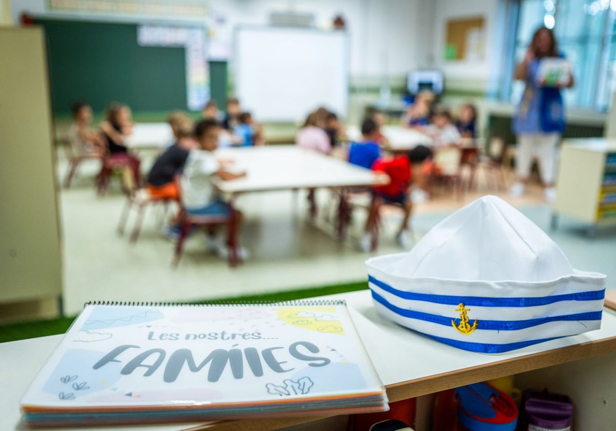 Una clase de un colegio de Infantil y Primaria, en una imagen de archivo.