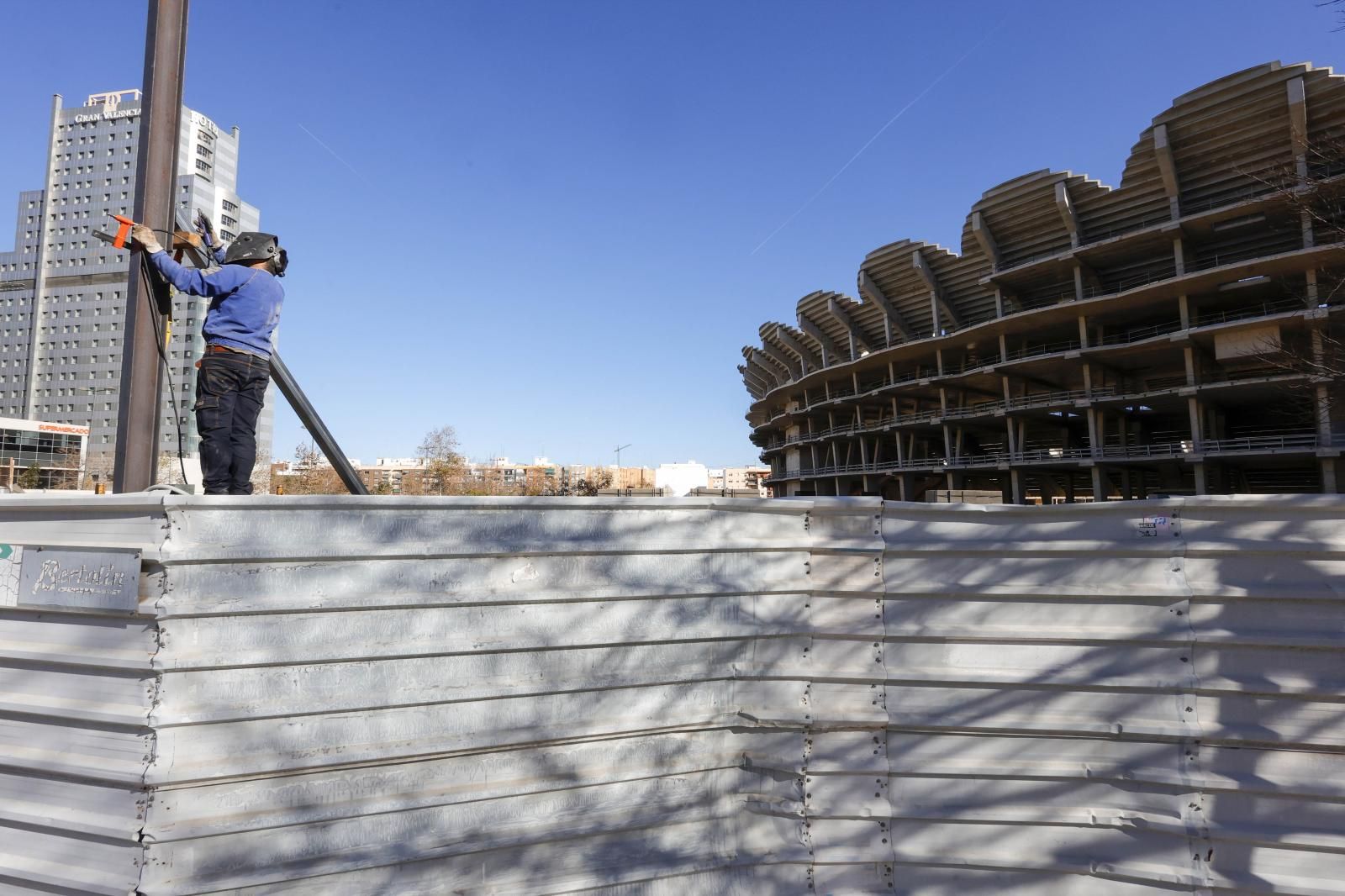 FOTOS | Vuelven las obras al nuevo Mestalla