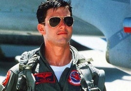 Imagen de Tom Cruise en la película que lo consagró como una de las mayores estrellas de Hollywood.