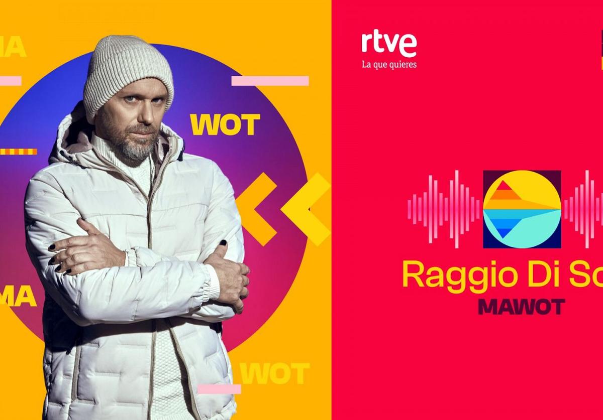 Mawot interpreta 'Raggio di sole' en el Benidorm Fest 2025.