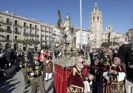 Procesión de San Vicente Mártir en Valencia.