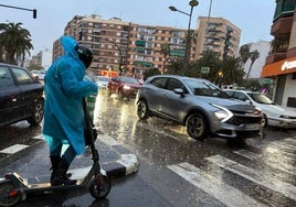 La lluvia vuelve a Valencia.