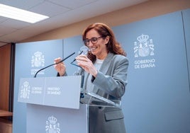 Mónica García, ministra de Sanidad.