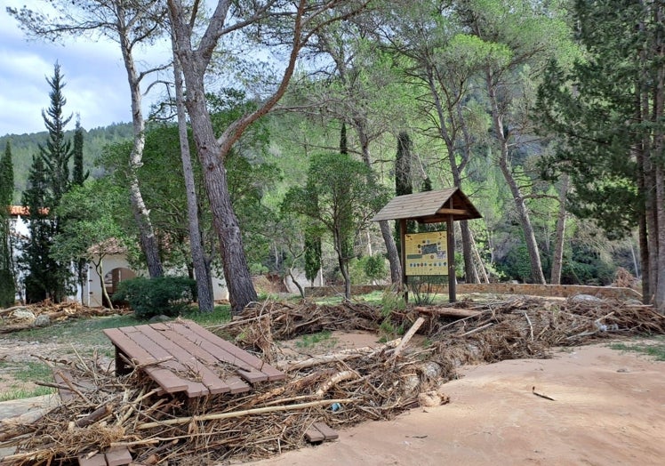 Paraje natural de Tabarla, en Yátova.