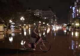 Lluvia en Valencia.