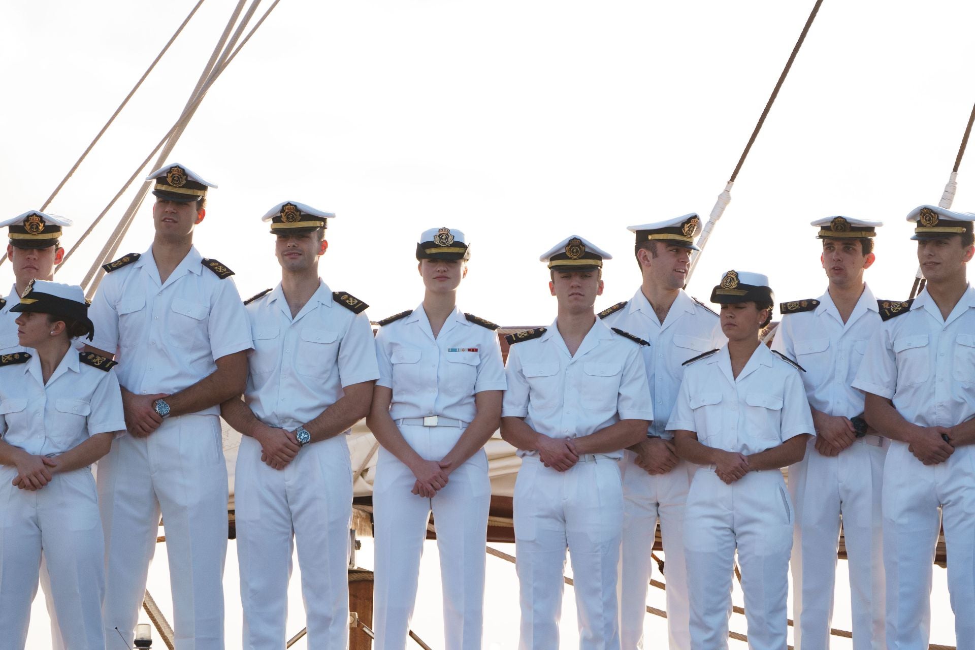 Leonor llega a Tenerife a bordo de Elcano