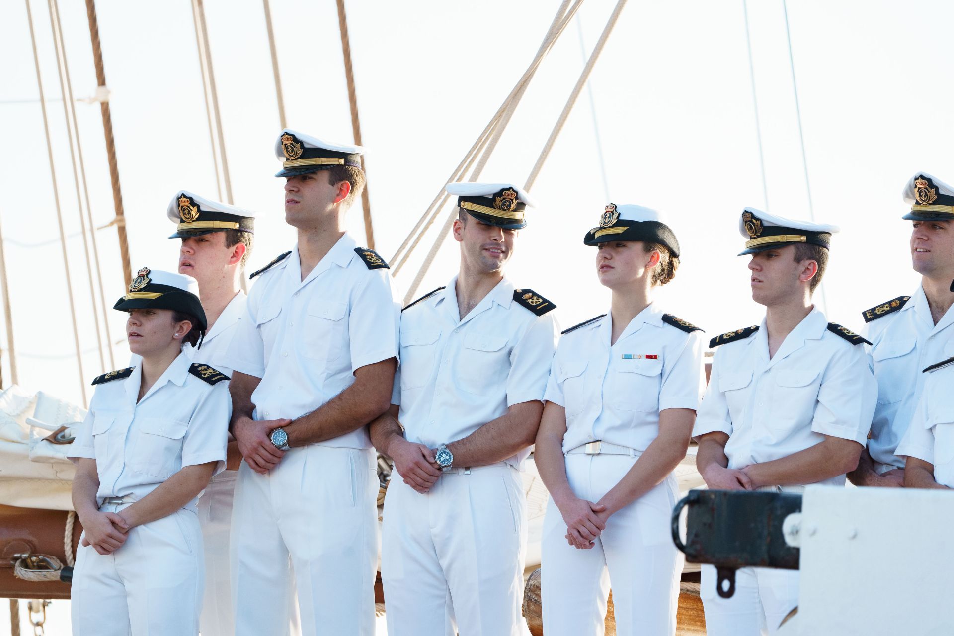 Leonor llega a Tenerife a bordo de Elcano