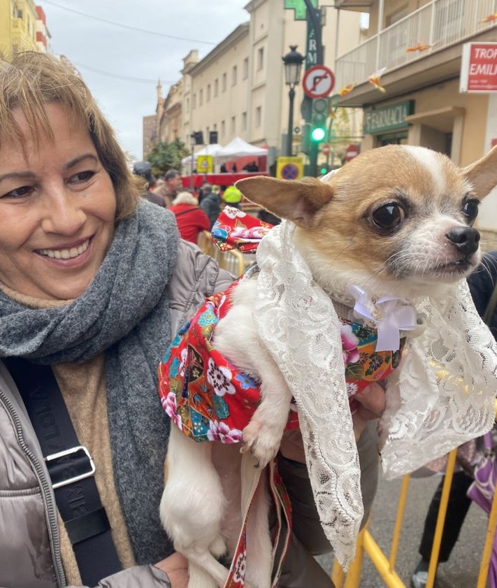 Imagen secundaria 2 - Un Sant Antoni dedicado a los perros rescatadores de la dana