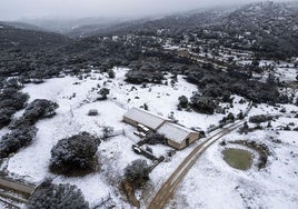 Nevadas esta noche en Morella (Castellón).