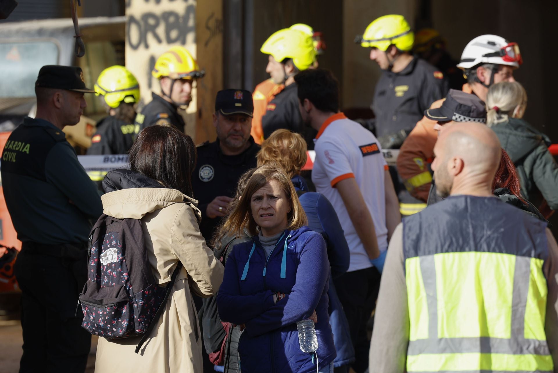 Derrumbe en Benetússer: un muerto y un herido en un garaje de Benetússer