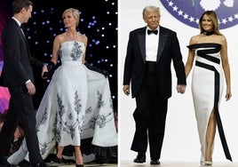 Los impecables looks de Ivanka y Melania Trump en el baile del Comandante en Jefe