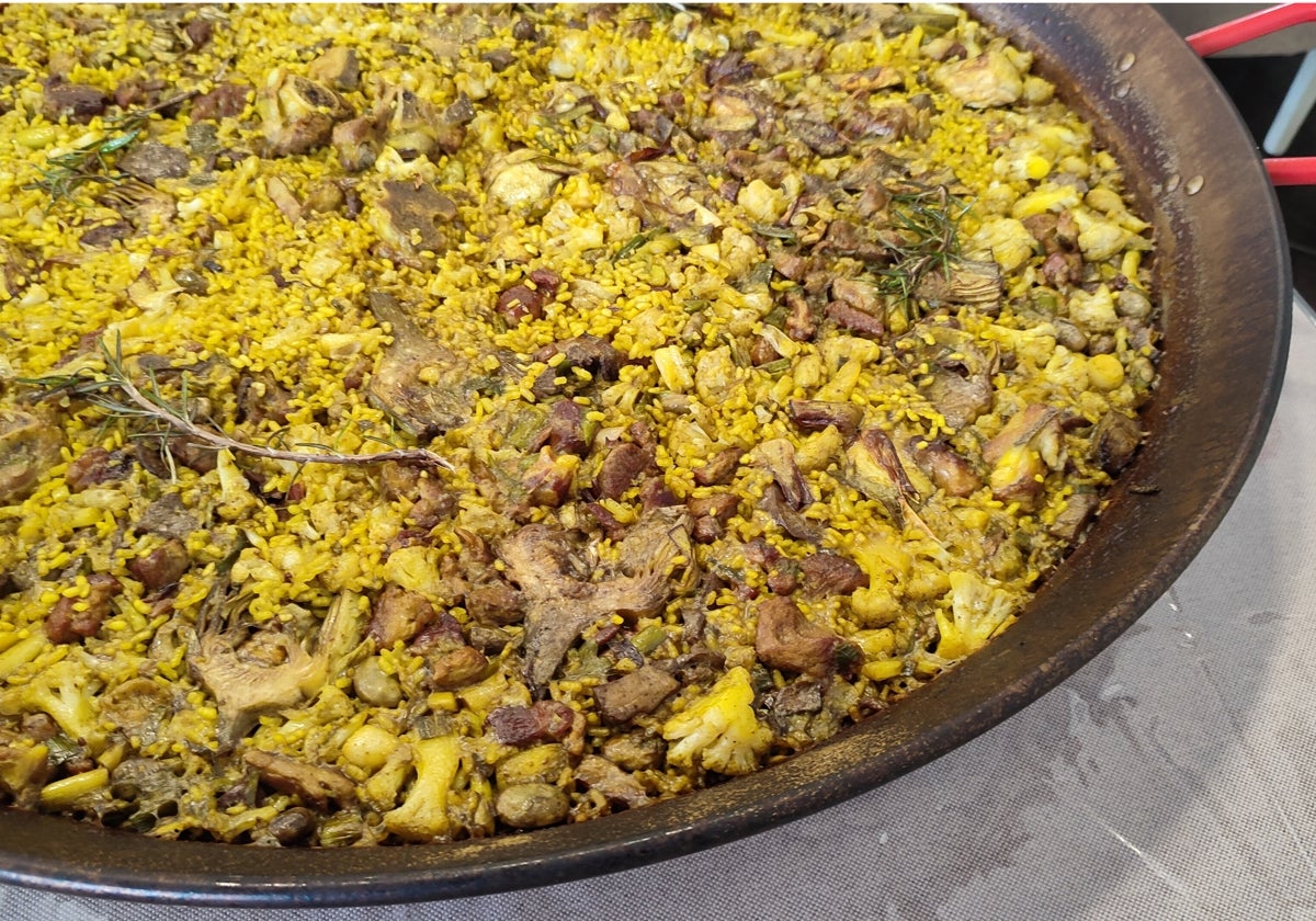 La paella del Cid.