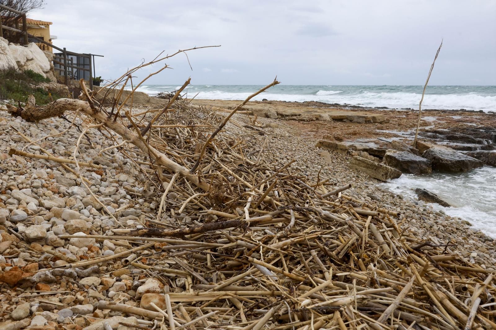 FOTOS | Los efectos de la dana en las playas valencianas