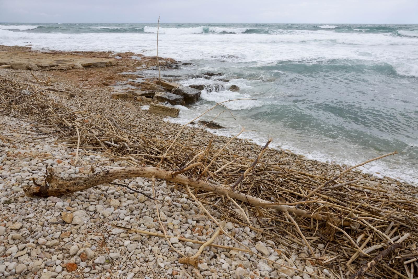 FOTOS | Los efectos de la dana en las playas valencianas