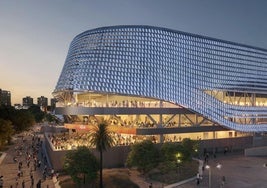 Recreación del Roig Arena de Valencia, que se inaugurará en septiembre de 2025