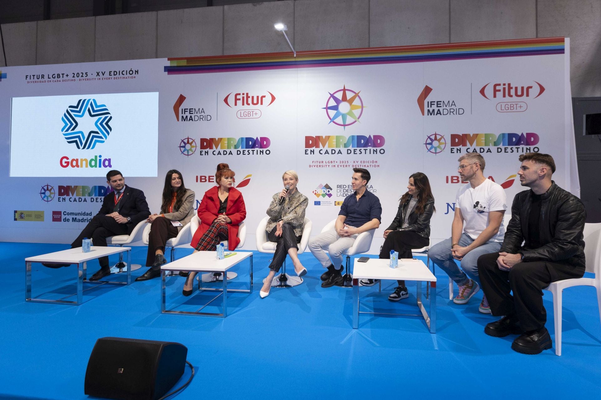 La presentación del Gandia Pride en la feria Fitur.