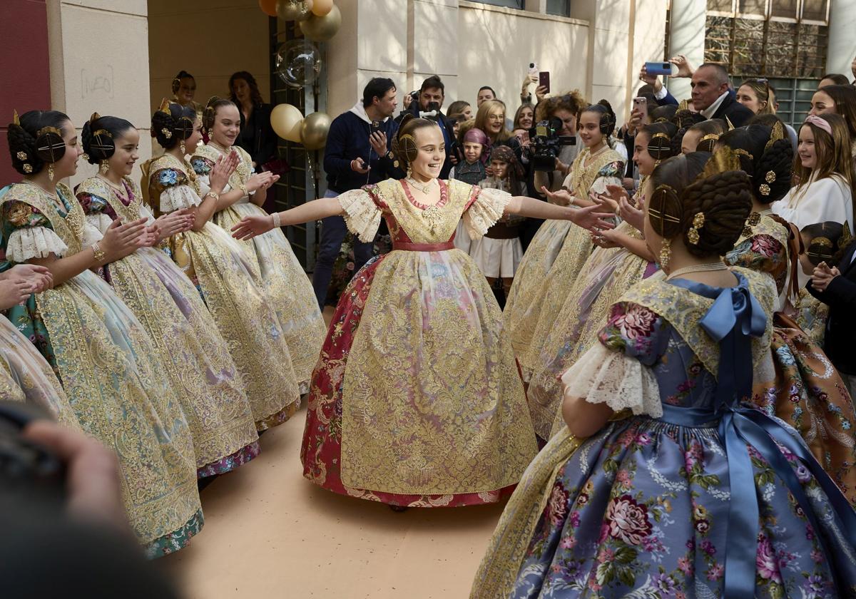 Lucía García, vestida para la exaltación.