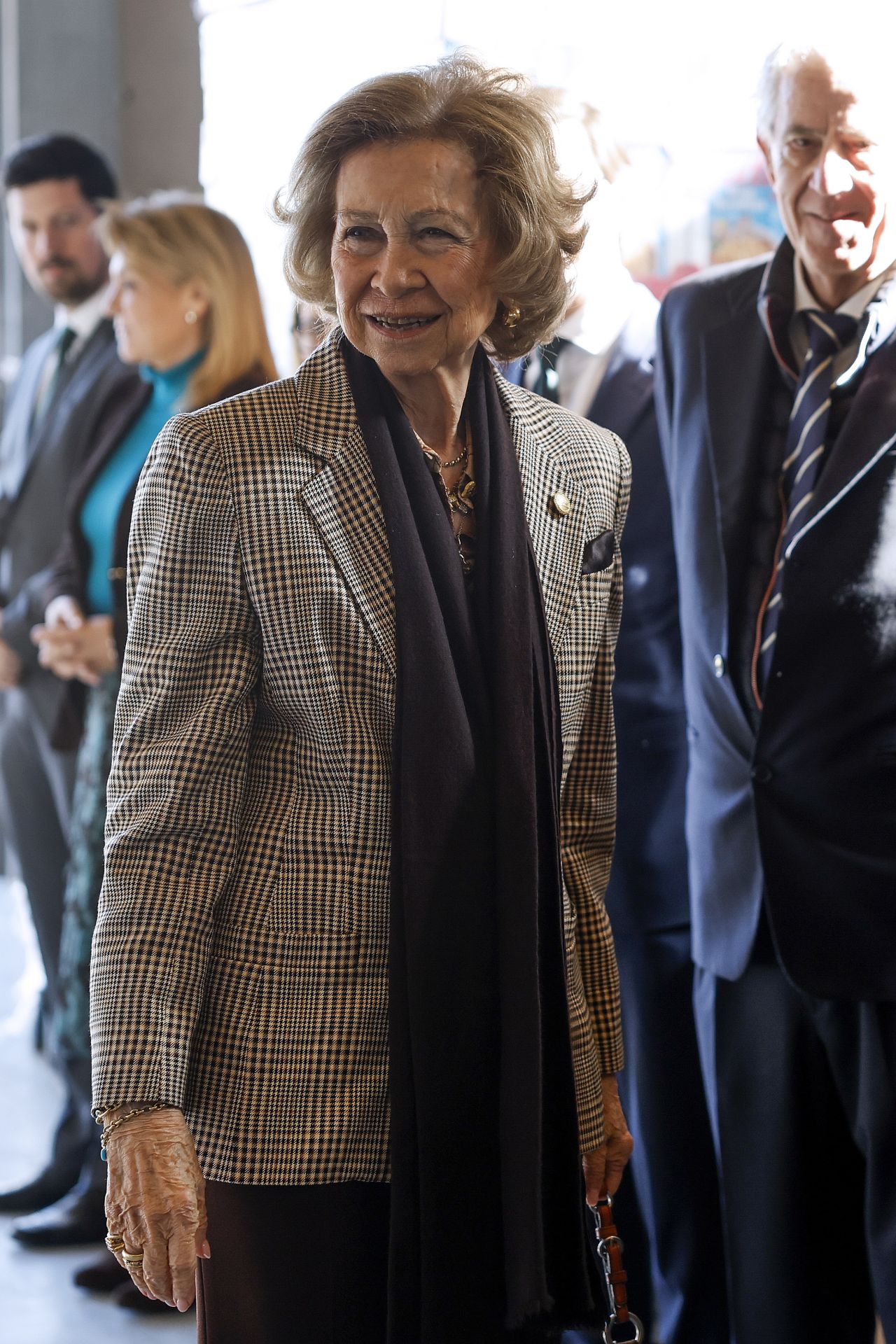 Doña Sofía visita el Banco de Alimentos de Valencia