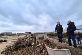 Visita a las infraestructuras dañadas en l'Alcúdia.