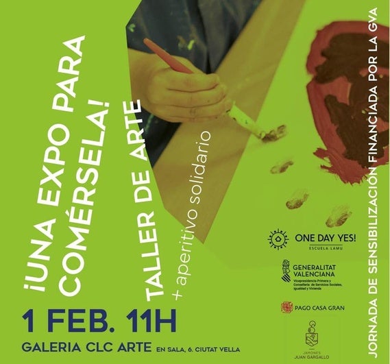 One Day Yes organiza este sábado el evento «Una exposición para comérsela»