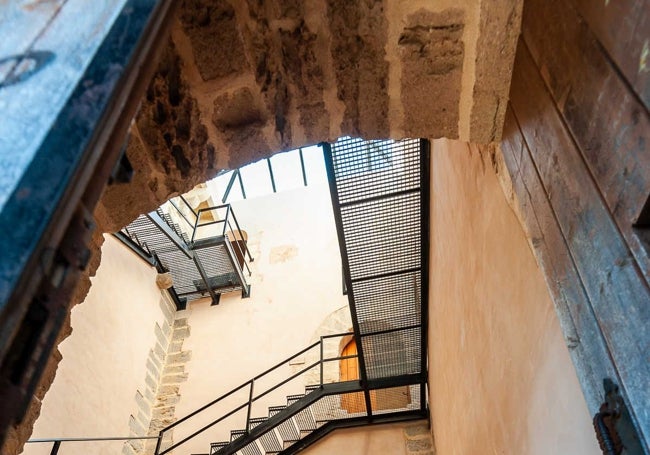 Interior de la torre del Castillo de Cocentaina.