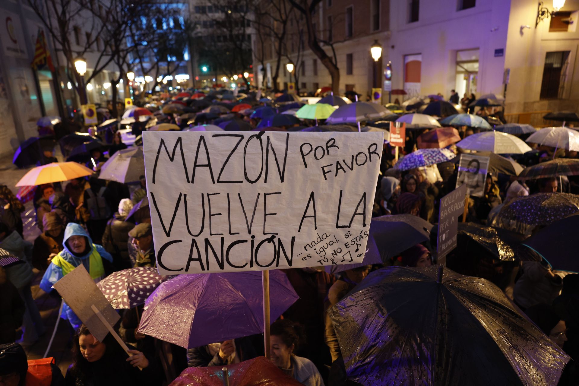 FOTOS | Manifestación en Valencia contra la gestión de la dana y para exigir la dimisión de Mazón