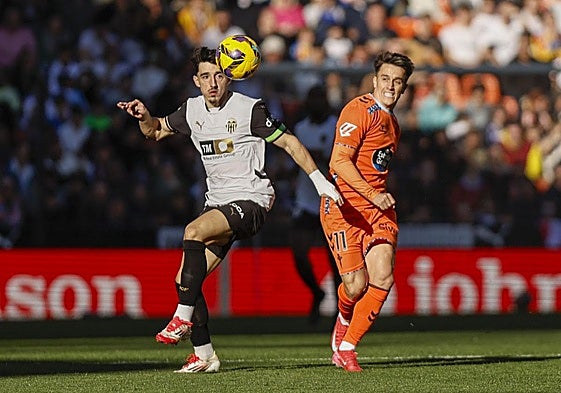 Diego López, durante el partido ante el Celta.
