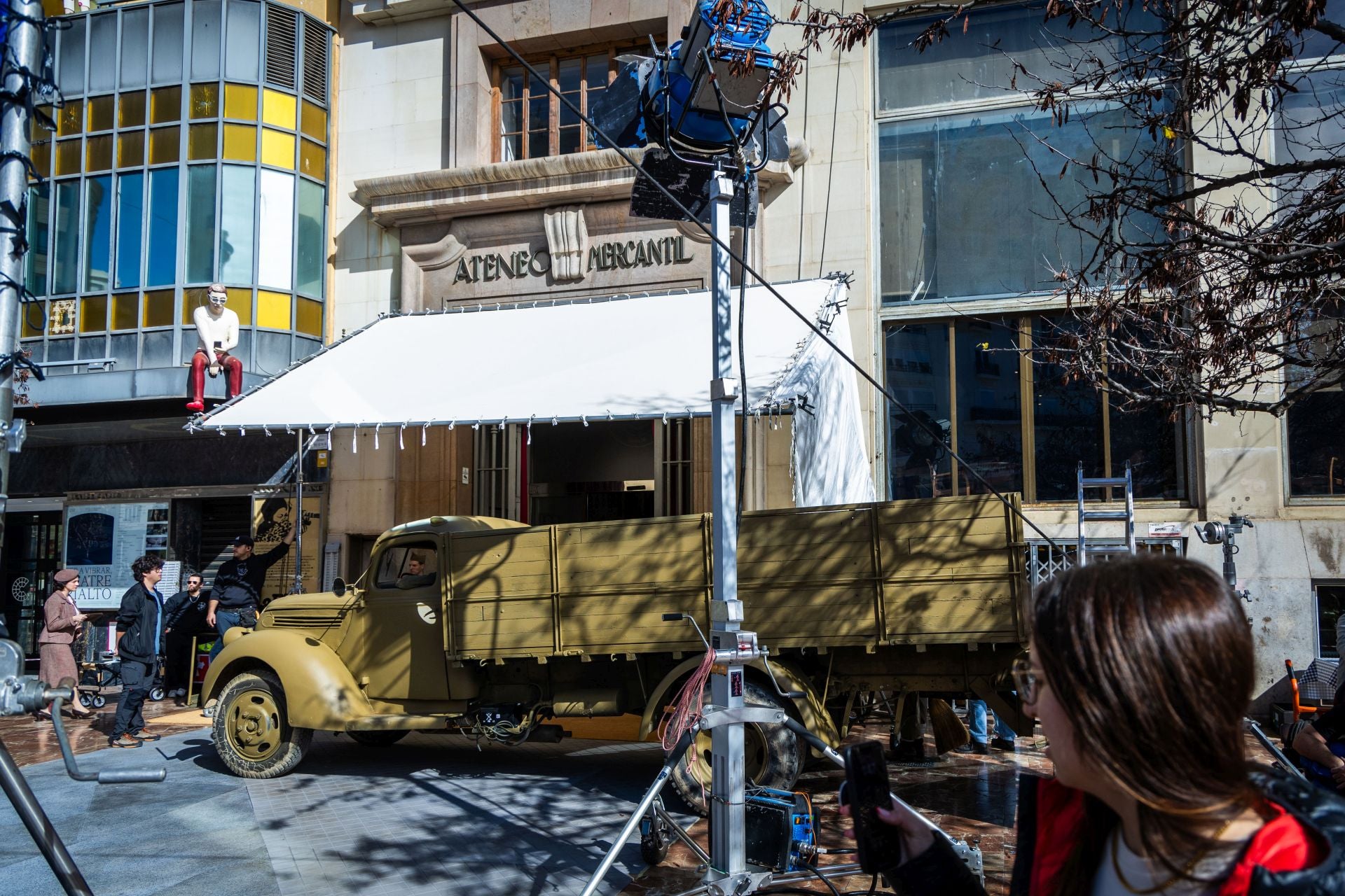 El rodaje de la nueva película de Mario Casas en Valencia