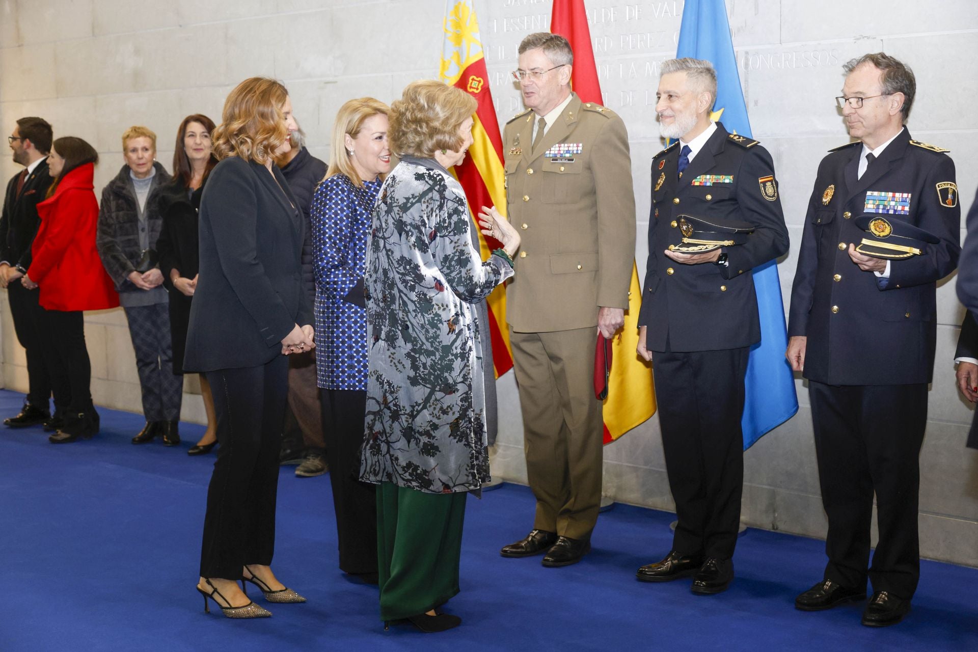 La Reina Emérita Sofía asiste al concierto solidario de Gustavo Dudamel en Valencia