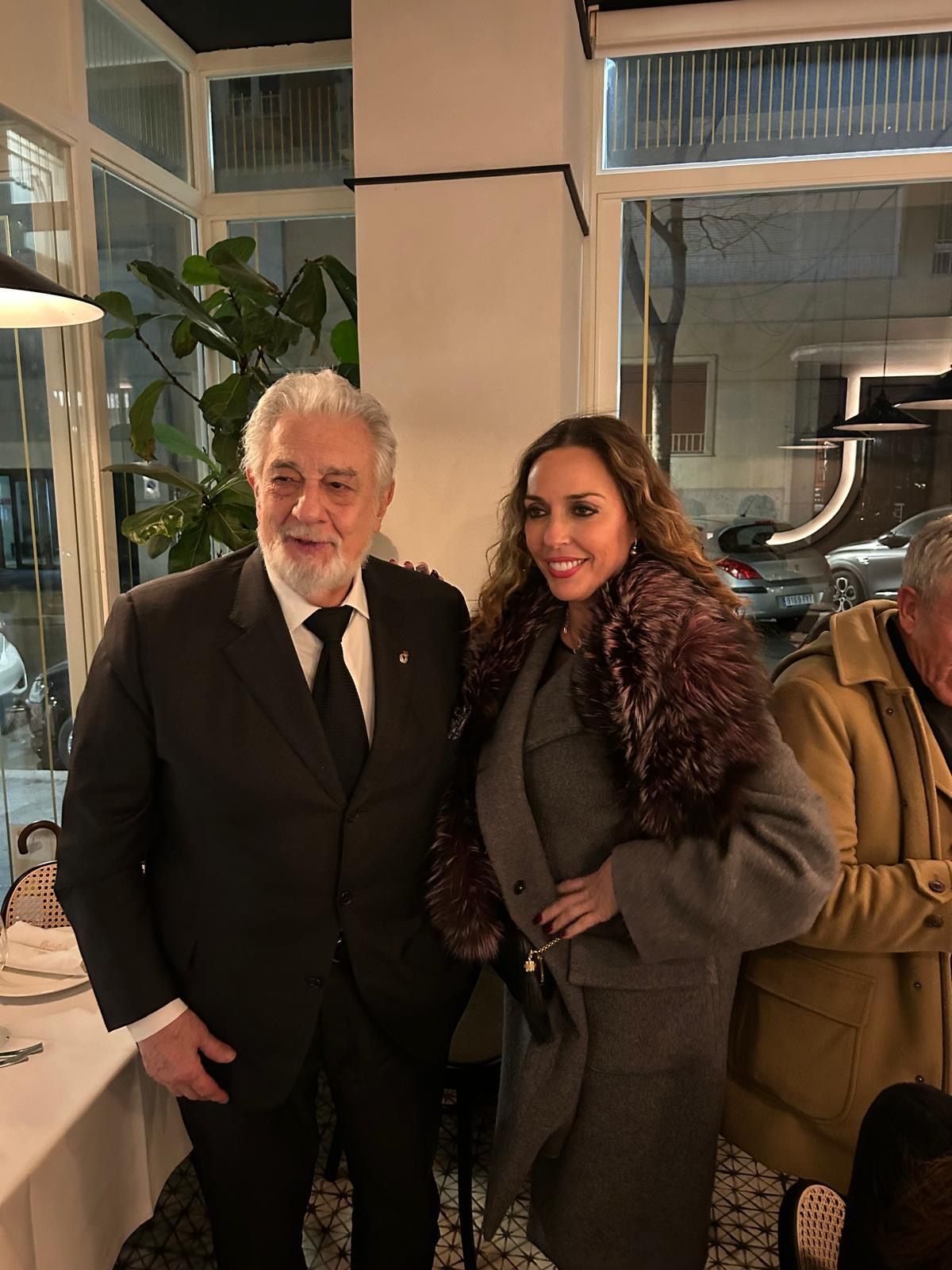 Plácido Domingo y Mónica Duart.