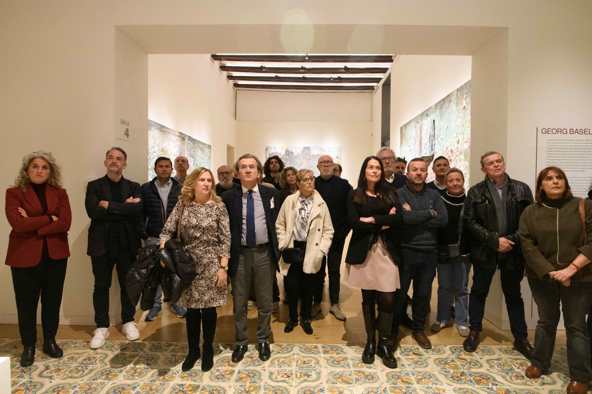 Visita al Centro de Arte Hortensia Herrero de algunos integrantes del Club Cámara.