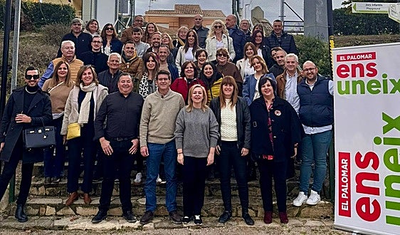 Más de 40 cargos electos de Ens Uneix en la Vall d'Albaida y El Comtat reivindican en El Palomar «la fuerza del municipalismo»