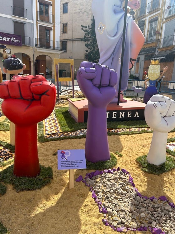 Uno de los monumentos premiados a la igualdad de género.