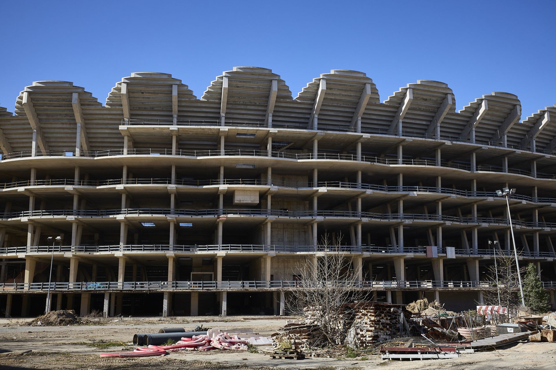 Así están actualmente las obras del nuevo Mestalla