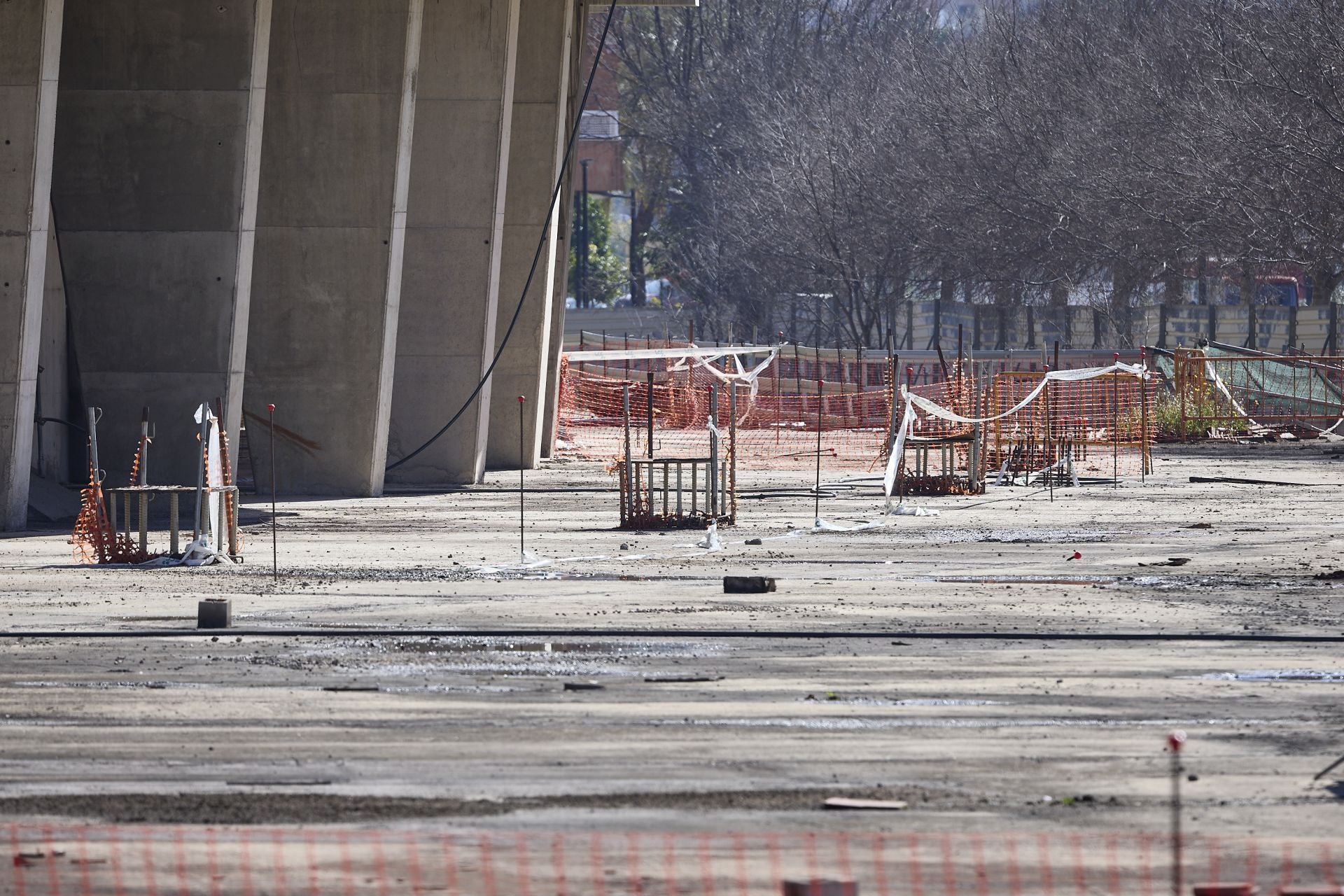 Así están actualmente las obras del nuevo Mestalla