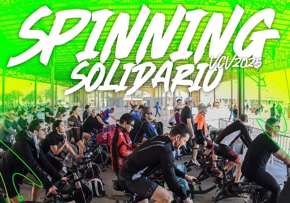 Spinning solidario contra el cáncer en Valencia