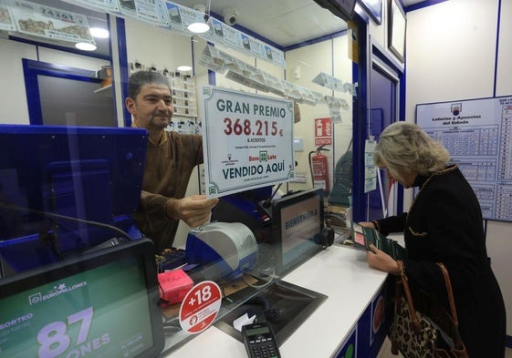 Una administración que entregó un premio millonario con La Bonoloto, imagen de archivo.