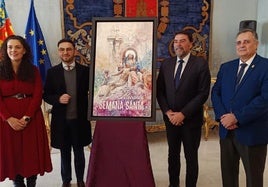 Presentación del cartel de la Semana Santa de Alicante 2025.