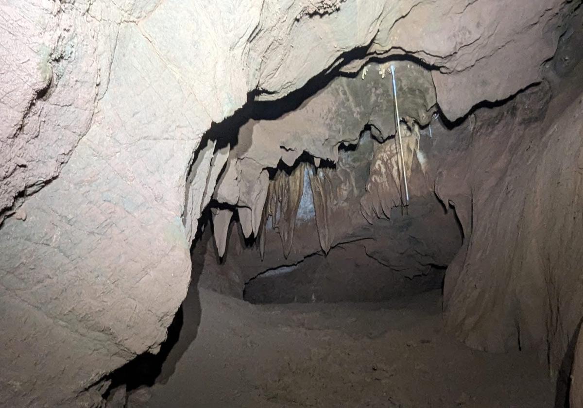 Nueva galería descubierta en les Coves de Sant Josep.