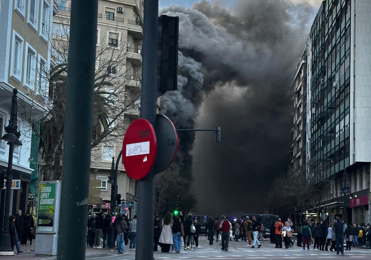 Imagen del humo en Jesús