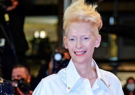 La actriz Tilda Swinton.