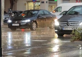 Día de lluvia en Valencia.