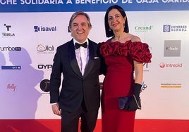 Antonio Jordán y su mujer, Beatriz Maset, en la gala organizada por Sabor Empresarial.